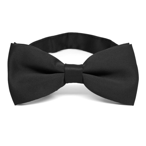 Black Band Collar Bow Tie
